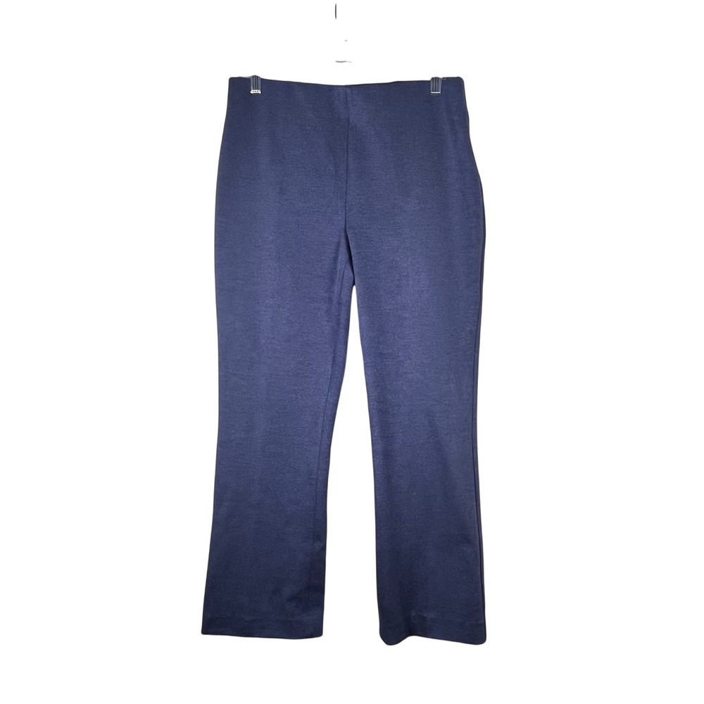Talbots Montauk Pant Women Blue Slim Leg Elastic Waist Pull On Size 6